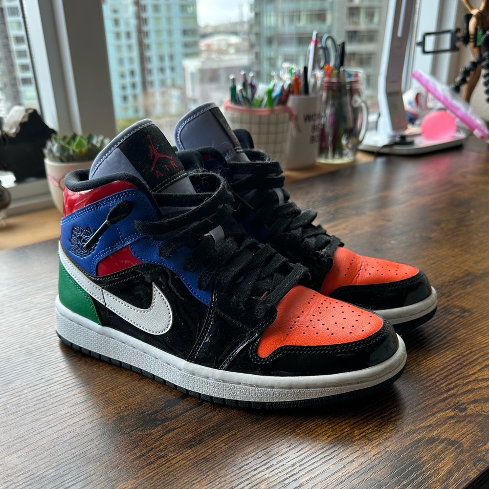 Colorful Air Jordan 1 Sneakers